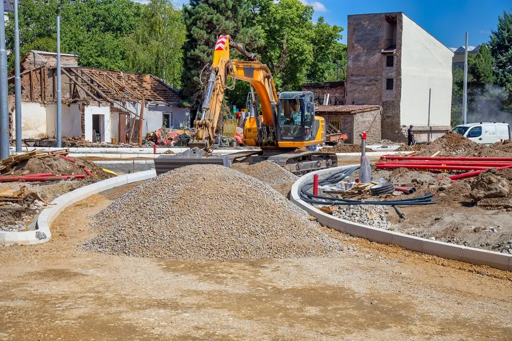 Terrassement près de Droue-sur-Drouette